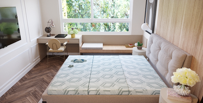 Nệm Cao Su Bông Kim Cương Eufiber Advanced - Ảnh 3
