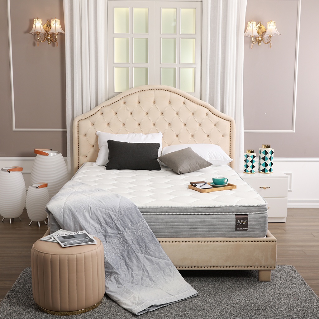 Nệm lò xo KingKoil Cloud Euro Top
