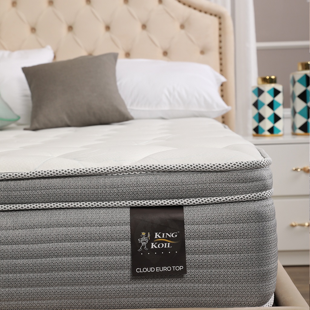 Nệm lò xo KingKoil Cloud Euro Top - Ảnh 3